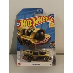 Hot Wheels Gold Chrome LOCO MOTORIN' Train #31 2022 HW Metro 5/10